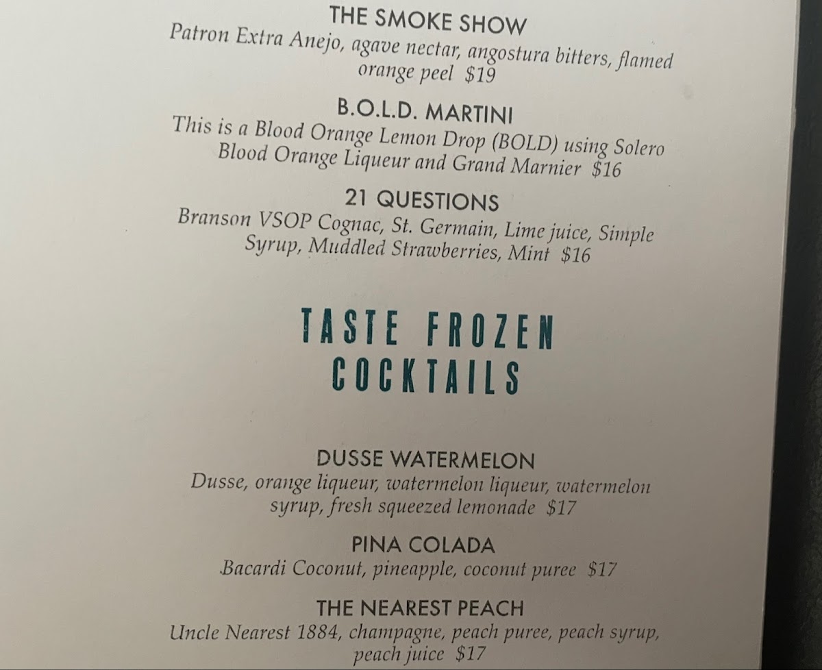 Taste Kitchen + Bar Menu - Image 2