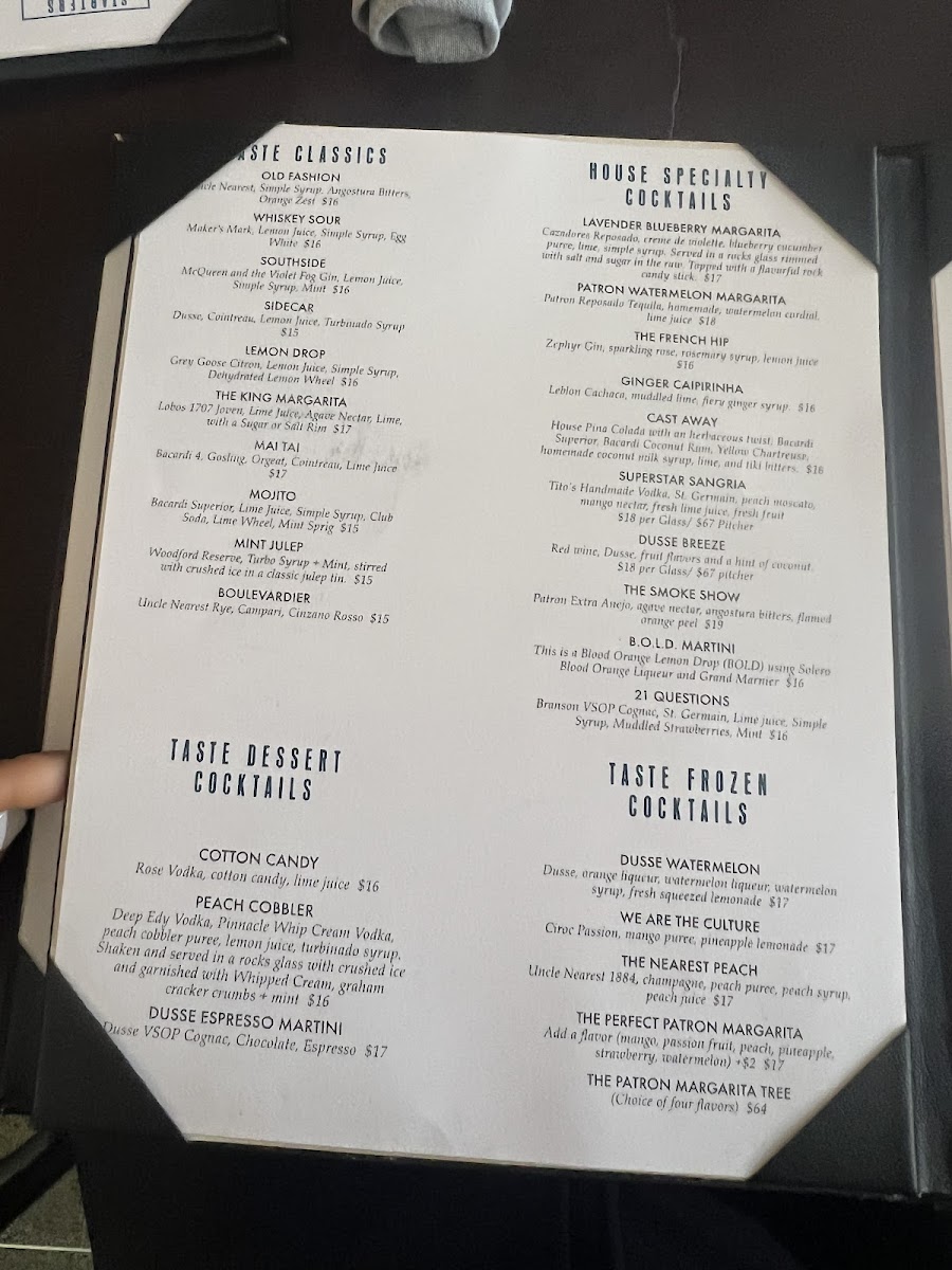 Taste Kitchen + Bar Menu - Image 5